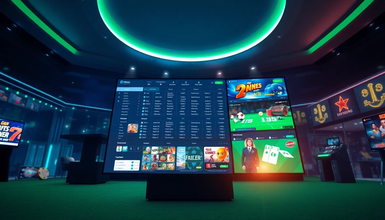 Engaging online betting scene at vin777.gb.net showcasing diverse games in a professional setting.